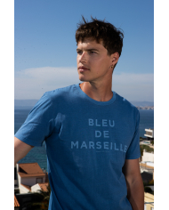 T-shirt "Bleu de Marseille" -  Bleu Vintage