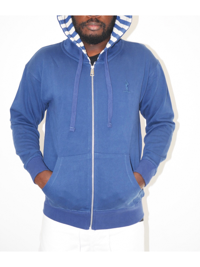 Sweatshirt zippé capuche "Niolon"