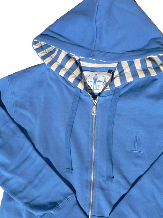 Sweatshirt zippé capuche "Niolon"