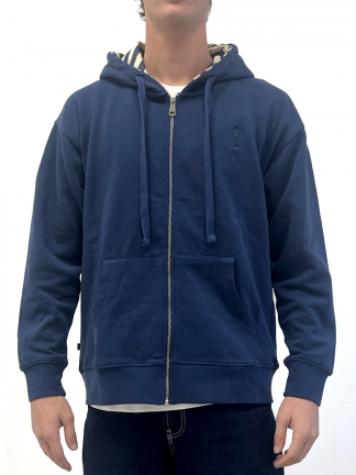 Sweatshirt zippé capuche "Niolon Voile"