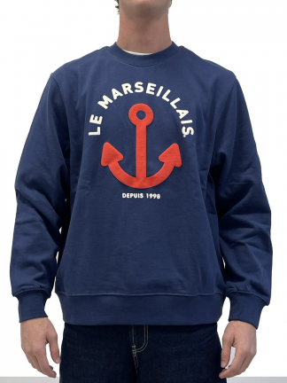 Sweatshirt col rond "Liouquet Ancre"