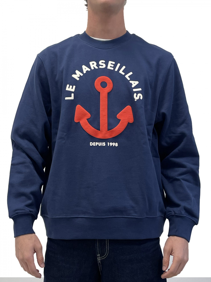 Sweatshirt col rond "Liouquet Ancre"