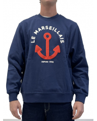 Sweatshirt col rond "Liouquet Ancre"
