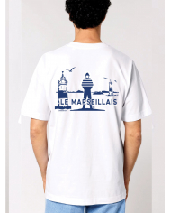 T-shirt "Les Deux Phares" Blanc