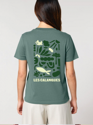 T-shirt Calanques vert
