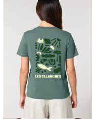 T-shirt Calanques vert