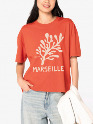 T-shirt Corail Paprika