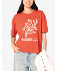 T-shirt Corail Paprika