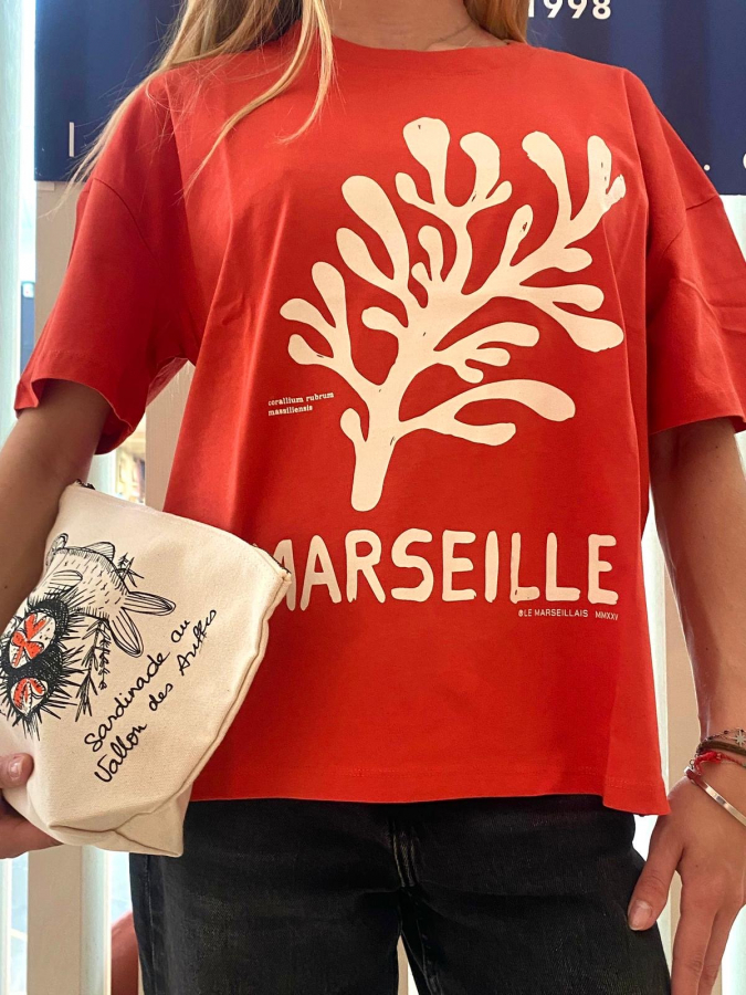 T-shirt Corail Paprika