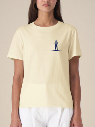 T-shirt Calanques femme Vanille