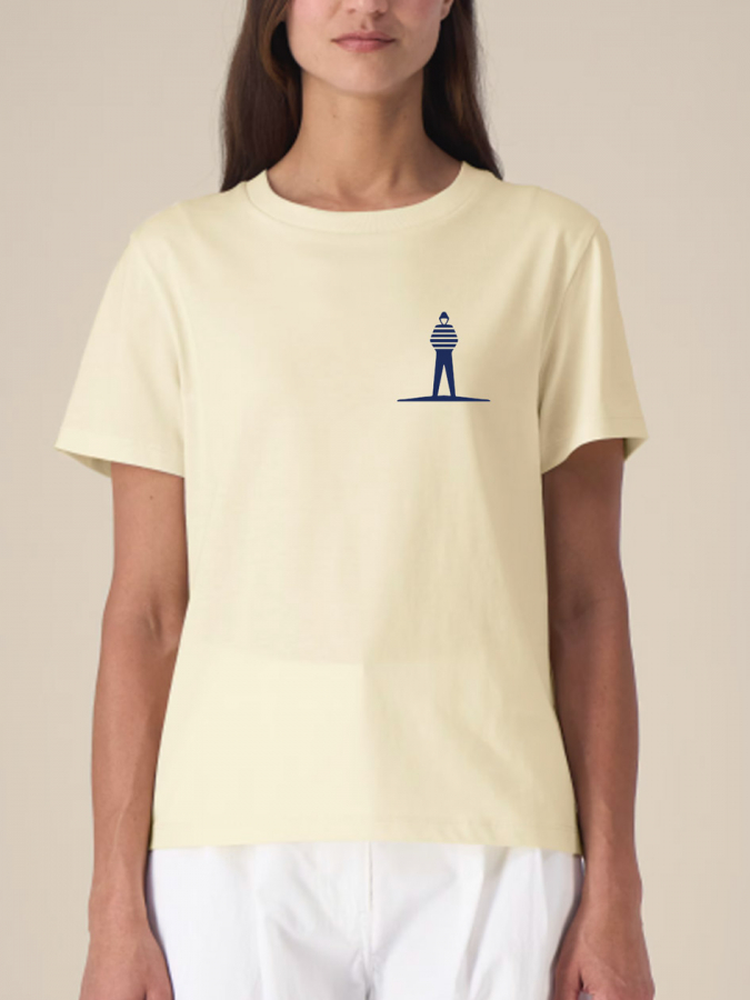 T-shirt Calanques femme Vanille