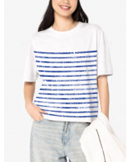 T-shirt  femme rayures oversize