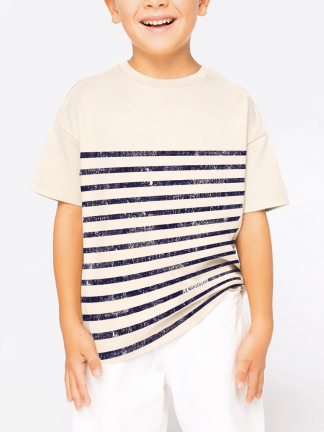 T-shirt à rayures enfant