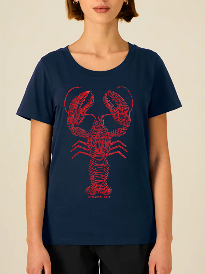 T-shirt Homard femme